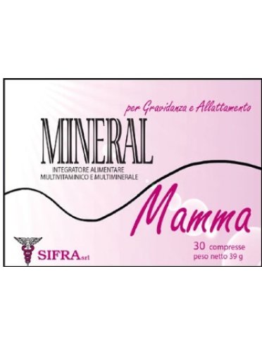 Mineral mamma integratore alimentare per gravidanza ed allattamento 30cpr scatola 39 g