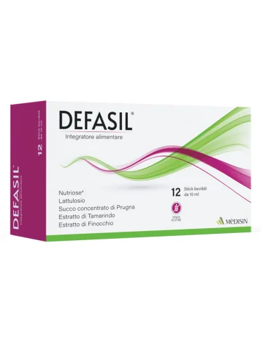 Defasil integratore per stitichezza 12 stick Defasil integratore per stitichezza 12 stick