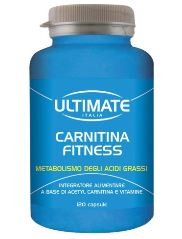 Ultimate carnitina fitness - integratore per il metabolismo - 120 capsule