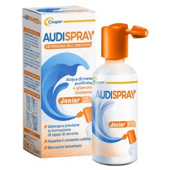 Audispray Junior - Soluzione Ipertonica Senza Gas per l'Igiene dell'Orecchio - 25 ml