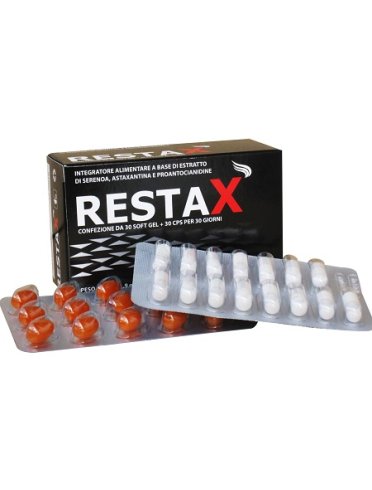 Restax integratore anticaduta capelli 30 capsule + 30 softgel