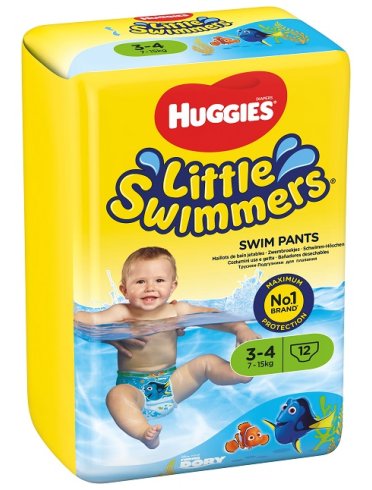 Huggies little swimmers 7/12kg s/p 12 pezzi