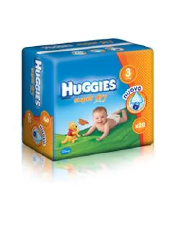 Huggies superdry 3 5/9 kg 20 pezzi Huggies superdry 3 5/9 kg 20 pezzi