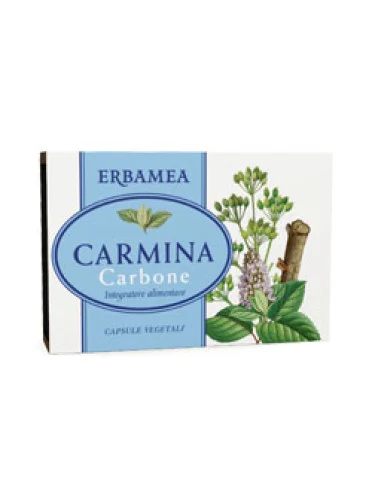 Carmina carbone 24 capsule vegetali 12 g Carmina carbone 24 capsule vegetali 12 g