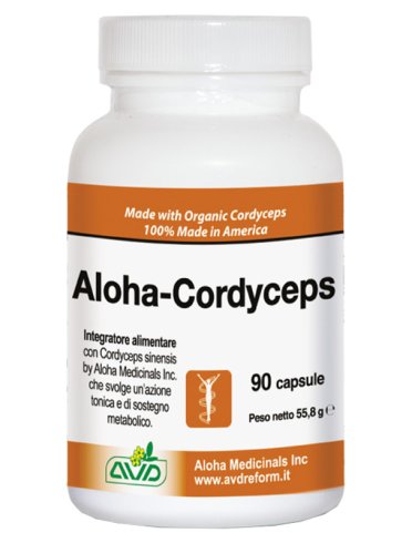 Aloha cordyceps - integratore tonico - 90 capsule