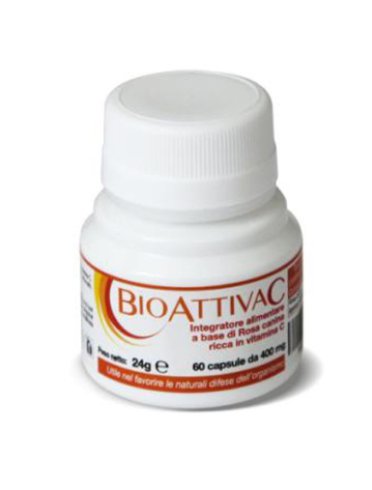 Bioattiva c - integratore di vitamina c per difese immunitarie - 60 capsule