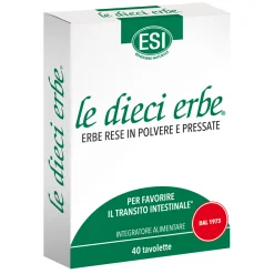 Esi le Dieci Erbe - Integratore per la Regolarità Intestinale - 40 Tavolette