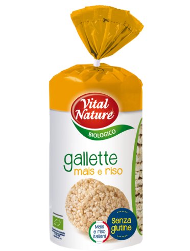 Gallette di mais e riso biologiche 135 g