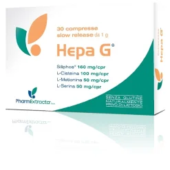 Hepa G - Integratore per la Funzione Epatica - 30 Compresse