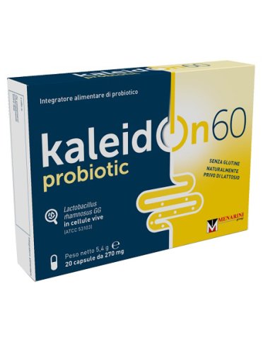 Kaleidon 60 probiotic integratore benessere intestinale 20 capsule
