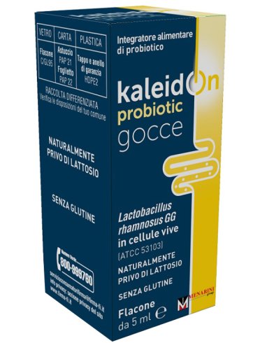 Kaleidon probiotic gocce integratore benessere intestinale 5 ml