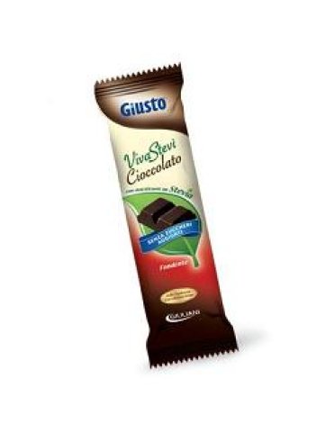 Giusto senza zucchero cioccolato con stevia  fondente 35 g