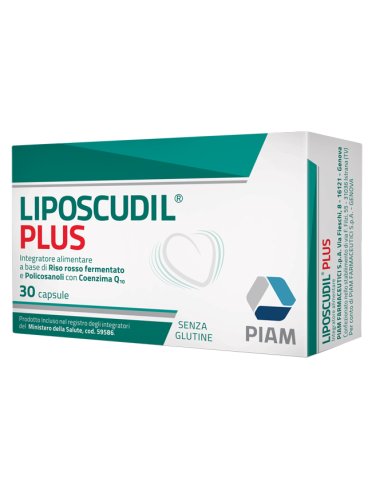 Liposcudil plus - integratore per il controllo del colesterolo - 30 capsule