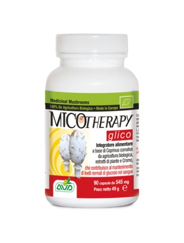 Micotherapy glico - integratore per il controllo del glucosio nel sangue - 90 capsule