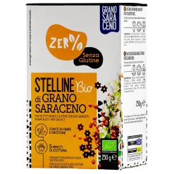 ZERO% GLUTINE STELLINE GRANO SARACENO INTEGRALE SENZA GLUTINE BIO 250 G