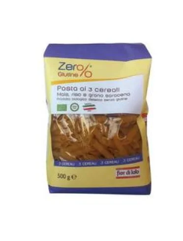 Zero% glutine penne 3 cereali senza glutine bio 500 g Zero% glutine penne 3 cereali senza glutine bio 500 g