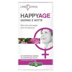 Happy Age Giorno e Notte - Integratore per la Menopausa - 60 Compresse