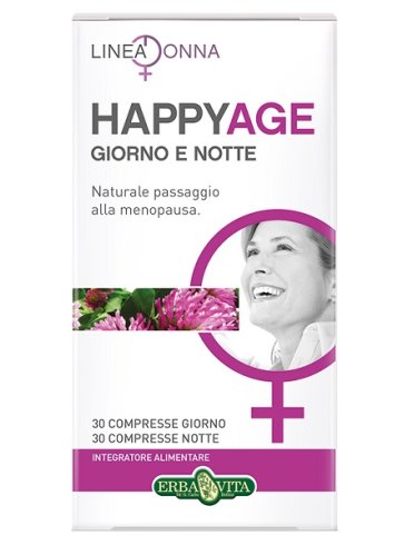 Happy age giorno e notte - integratore per la menopausa - 60 compresse