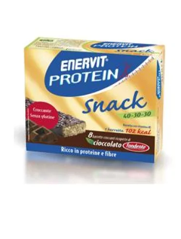 Enervit protein snack gusto cioccolato fondente con soia Enervit protein snack gusto cioccolato fondente con soia