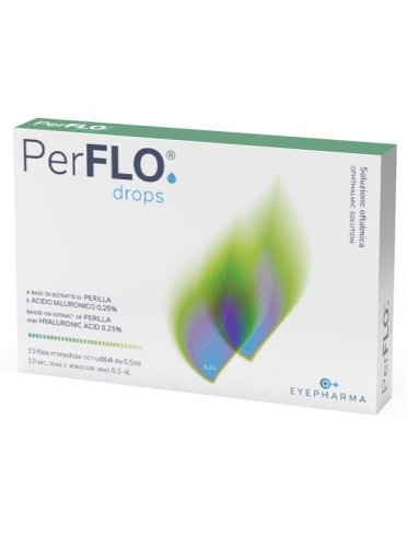 Porflo drops - collirio antiossidante lubrificante - 10 fiale monodose