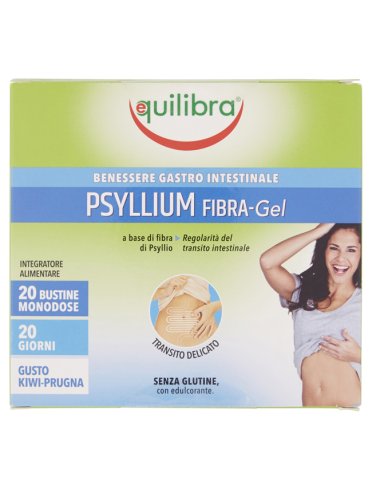 Psyllum fibra gel integratore per regolarità intestinale 20 bustine