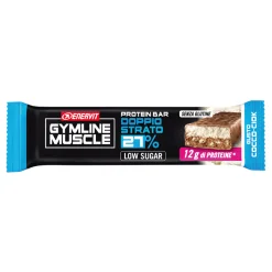 Enervit Gymline Muscle Protein Bar 27% - Barretta Proteica Doppio Strato Gusto Cocco-Ciok