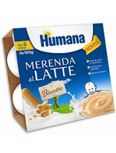 Humana merenda gusto biscotto 4 x 100 g Humana merenda gusto biscotto 4 x 100 g