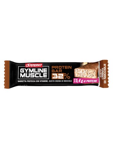 Enervit gymline muscle protein bar 30% - barretta proteica gusto nocciola