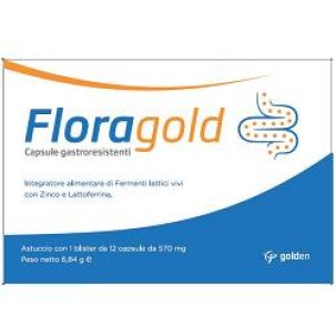 Floragold Integratore Fermenti Lattici 12 Capsule