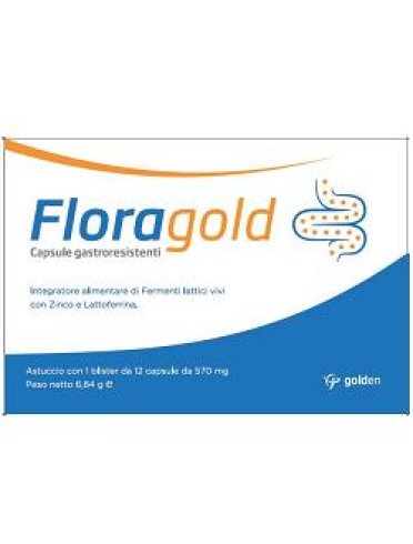 Floragold integratore fermenti lattici 12 capsule