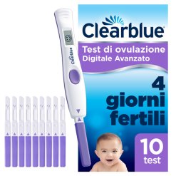 Clearblue - Test di Ovulazione Digitale Avanzato - 10 Stick