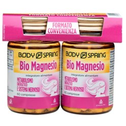 Body Spring Bio Magnesio - Integratore di Magnesio - Bipack 2 x 60 Compresse