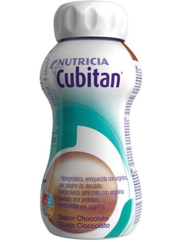 Cubitan - supplemento iperproteico gusto cioccolato - 4 x 200 ml