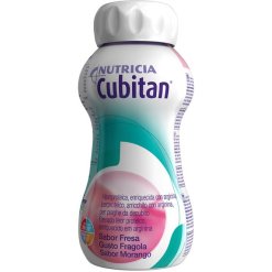 Cubitan - Supplemento Iperproteico Gusto Fragola - 4 x 200 ml