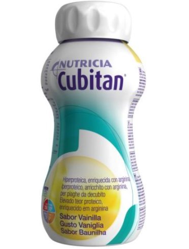 Cubitan - supplemento iperproteico gusto vaniglia - 4 x 200 ml