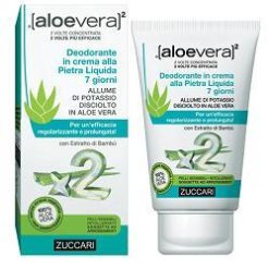 ZUCCARI ALOEVERA2 DEODORANTE IN CREMA ALLA PIETRA LIQUIDA 7 GIORNI