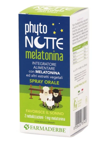 Phytonotte melatonina sos complex integratore per dormire spray 30 ml Phytonotte melatonina sos complex integratore per dormire spray 30 ml
