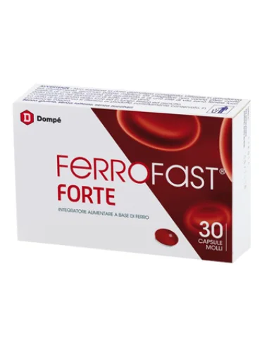 Ferrofast forte - integratore di ferro - 30 capsule molli