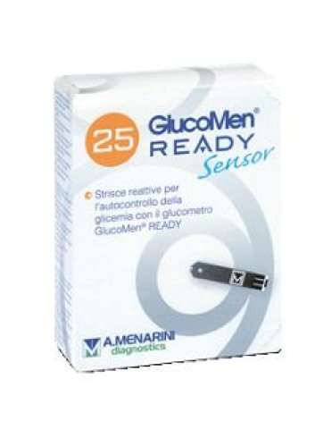 Strisce misurazione glicemia glucomen ready sensor 25 pezzi