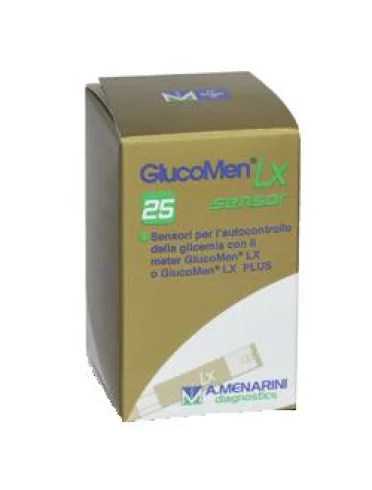 Strisce misurazione glicemia glucomen lx plus 25 pezzi Strisce misurazione glicemia glucomen lx plus 25 pezzi