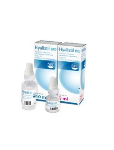 Soluzione oftalmica umettante lubrificante hyalistil bio acido ialuronico 0,2% 10 ml