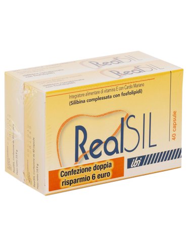 Realsil - integratore depurativo - confezione bipack 80 capsule