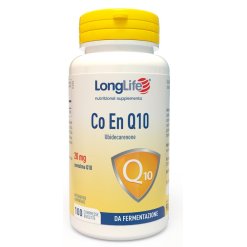 LongLife Co En Q10 20 mg - Integratore Antiossidante di Coenzima Q10 - 100 Compresse