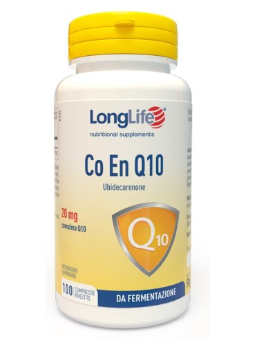 Longlife co en q10 20 mg - integratore antiossidante di coenzima q10 - 100 compresse