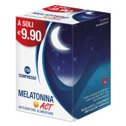 Melatonina Act 1 mg Integratore per Dormire 150 Compresse