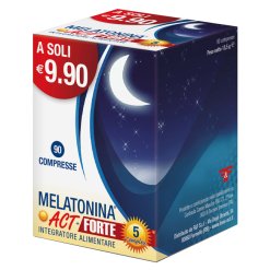 Melatonina Act Forte 5 Complex Integratore per Dormire 90 Compresse