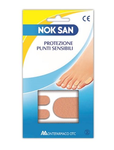 Nok san - protezione punti sensibili per piede e tallone - 6 pezzi