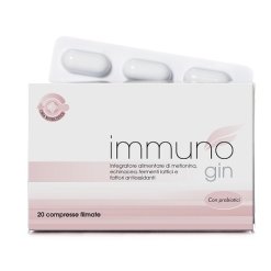 Immuno Gin - Integratore per il Trattamento di Infezioni Micotiche Vaginali - 20 Compresse