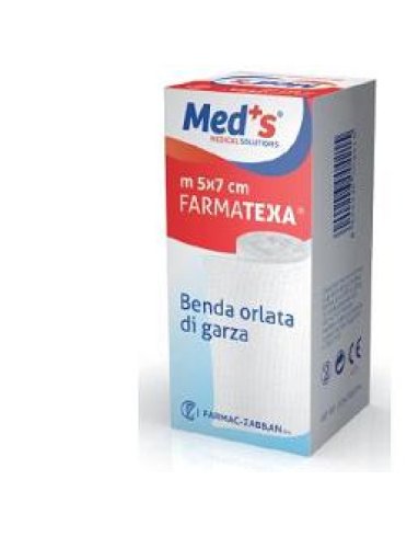 Benda meds farmatexa auricolare orlata 12/8 cm1x5m