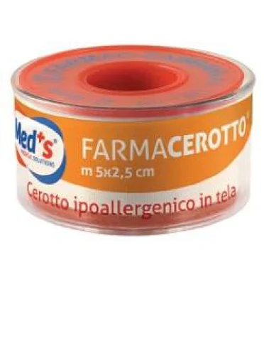 Cerotto meds ipoallergenico tela 500x2,5cm Cerotto meds ipoallergenico tela 500x2,5cm